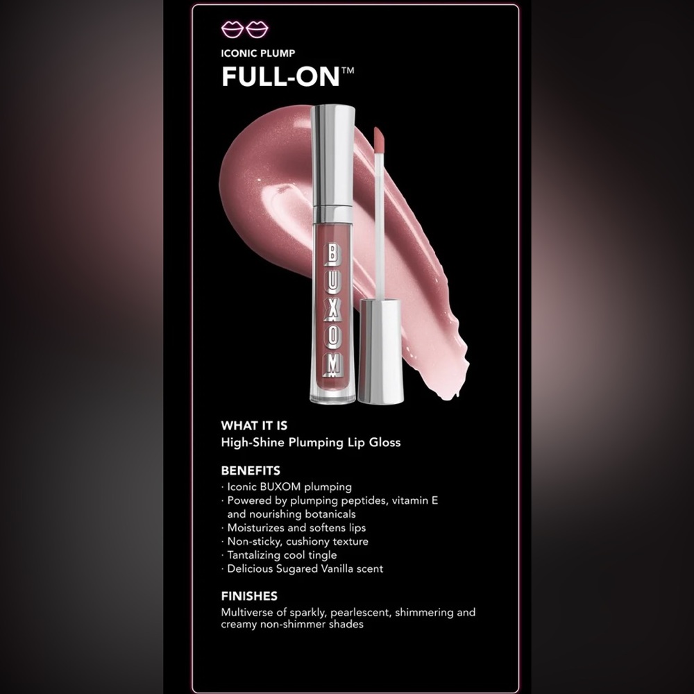 Buxom Full On Lip Plumping Lip Polish 👄 New. - Picture 3 of 9